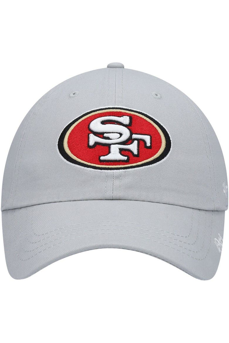 Women's '47 Gray San Francisco 49ers Miata Clean Up Secondary Adjustable Hat, Alternate, color, Gray
