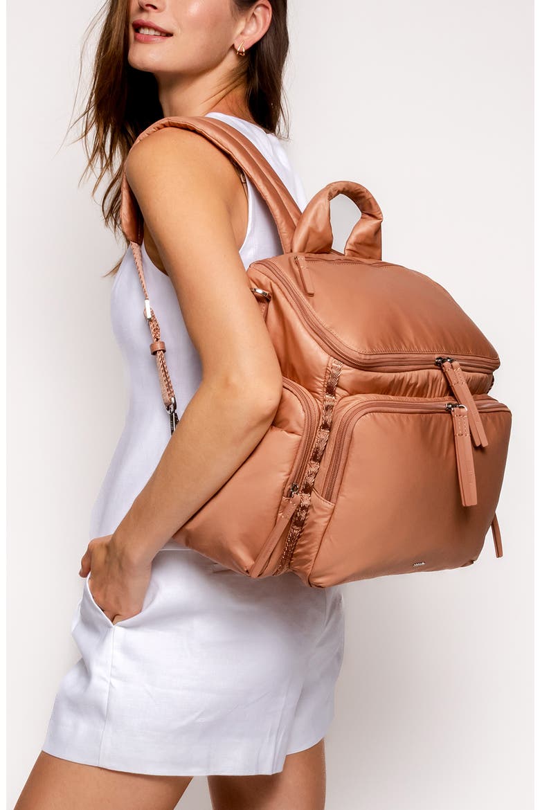 Large Baby Bag Diaper Bag, Alternate, color, MOCHA MOUSSE - BROWN BEIGE