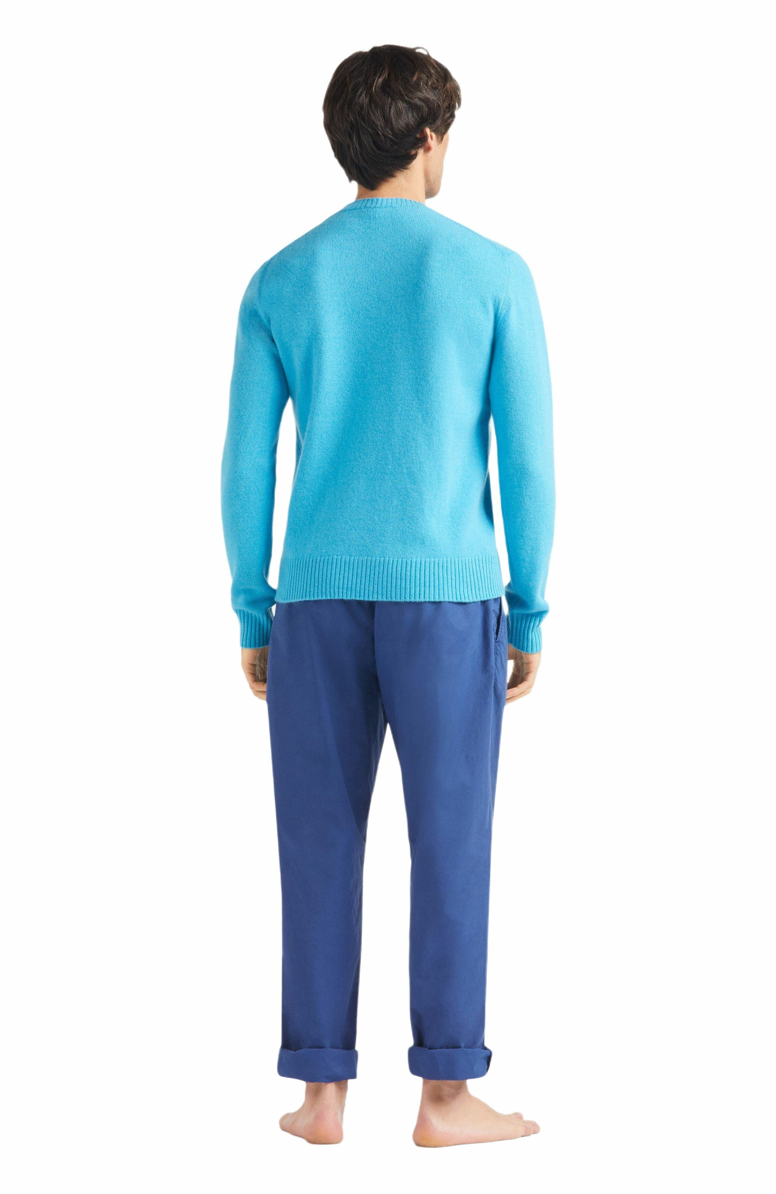 Men's Wool Cashmere Turtle Sweater - image 2