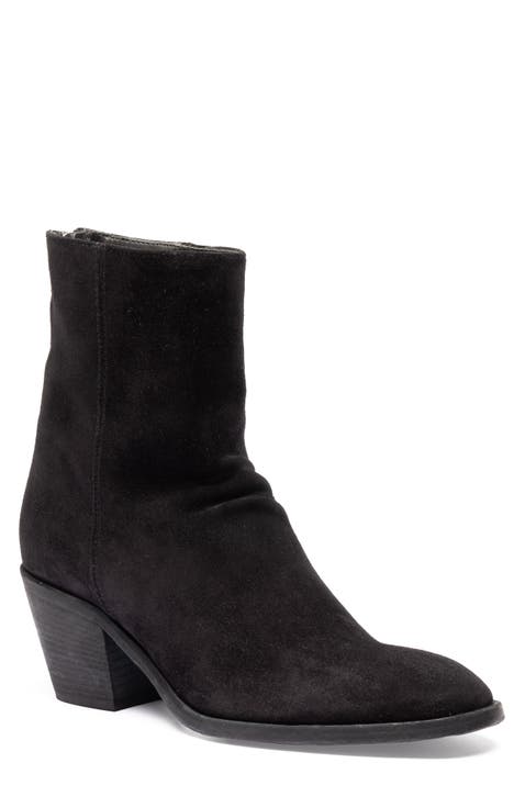 Sydne 010 Suede Pointed Toe Bootie