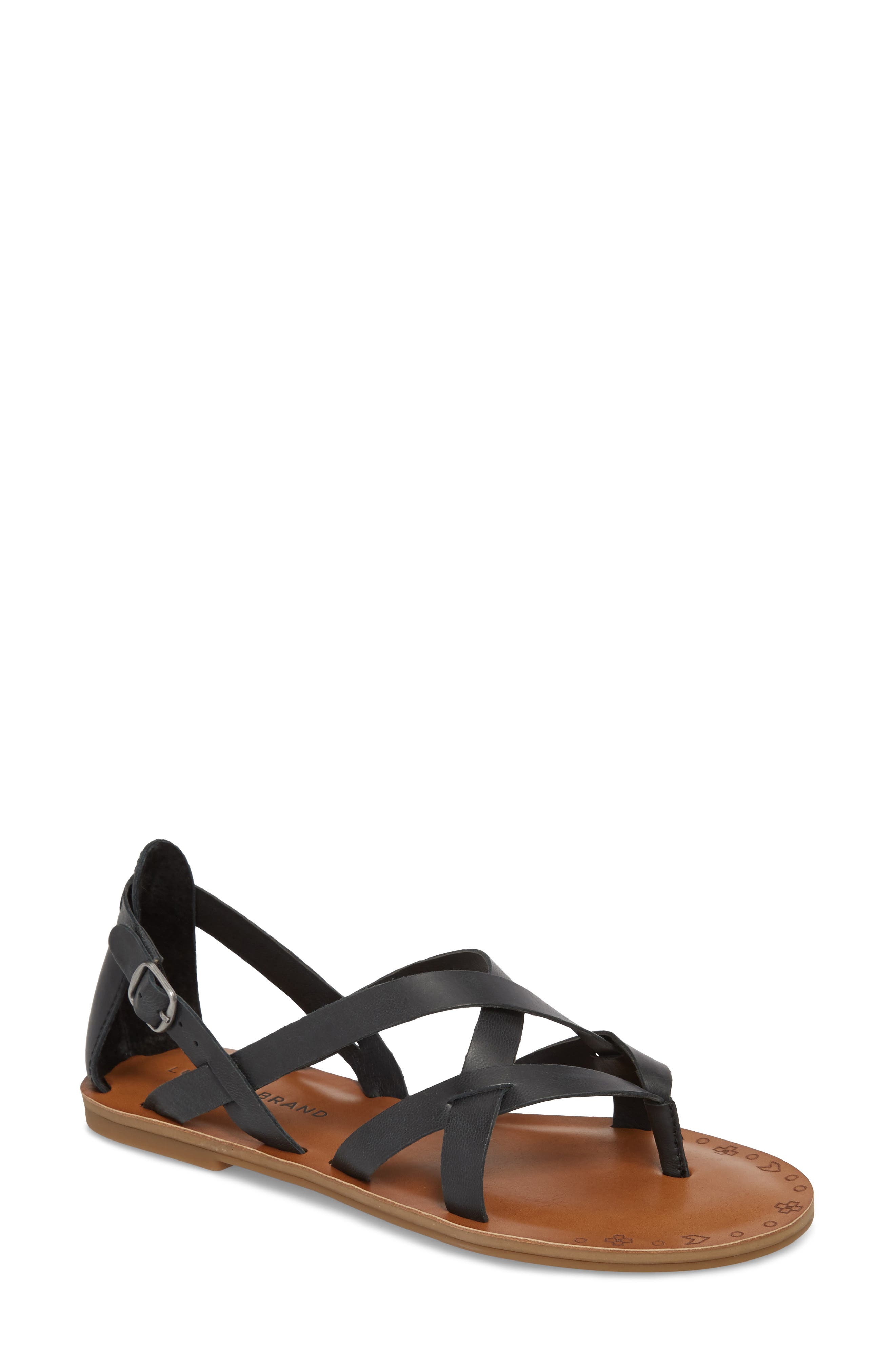 Lucky Brand Ainsley Flat Sandal, Main, color, 