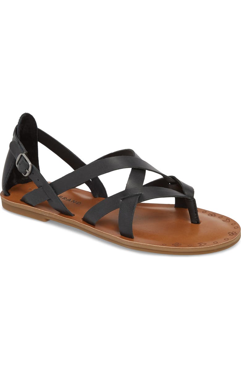 Lucky Brand Ainsley Flat Sandal, Main, color,