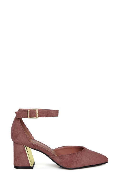 London Rag Rory Pointed Toe Pump In Pink
