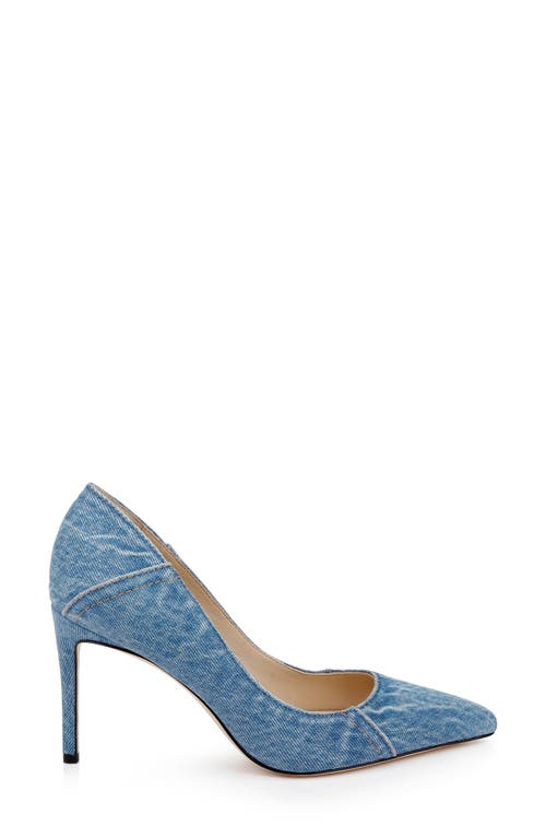 L Agence L'agence Maelle Pointed Toe Pump In Blue