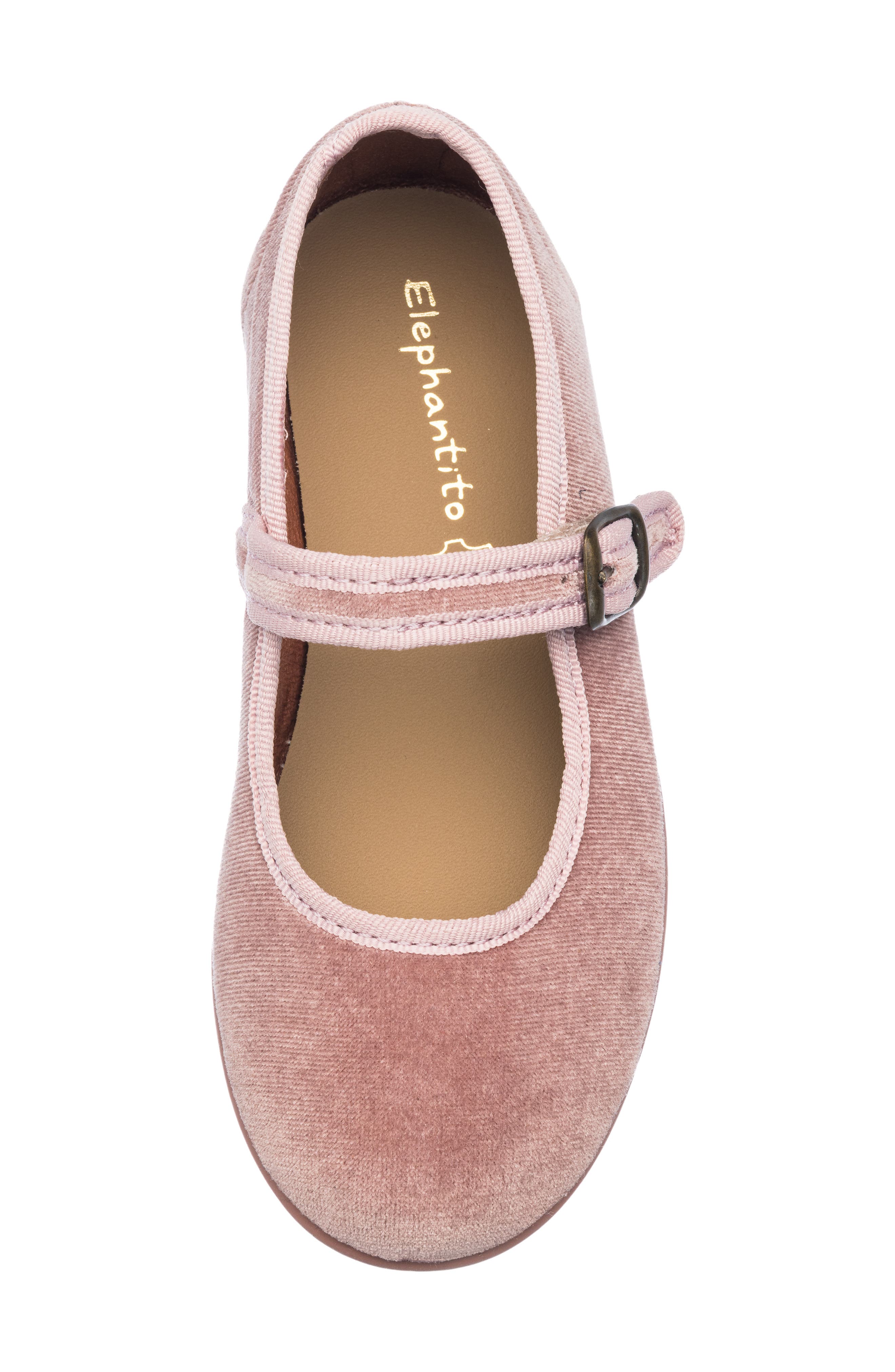 Kids' Isa Velvet Mary Jane, Alternate, color, PINK