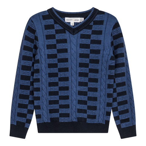Textured V-Neck Knit Sweater (Toddler, Little Kid & Big Kid)