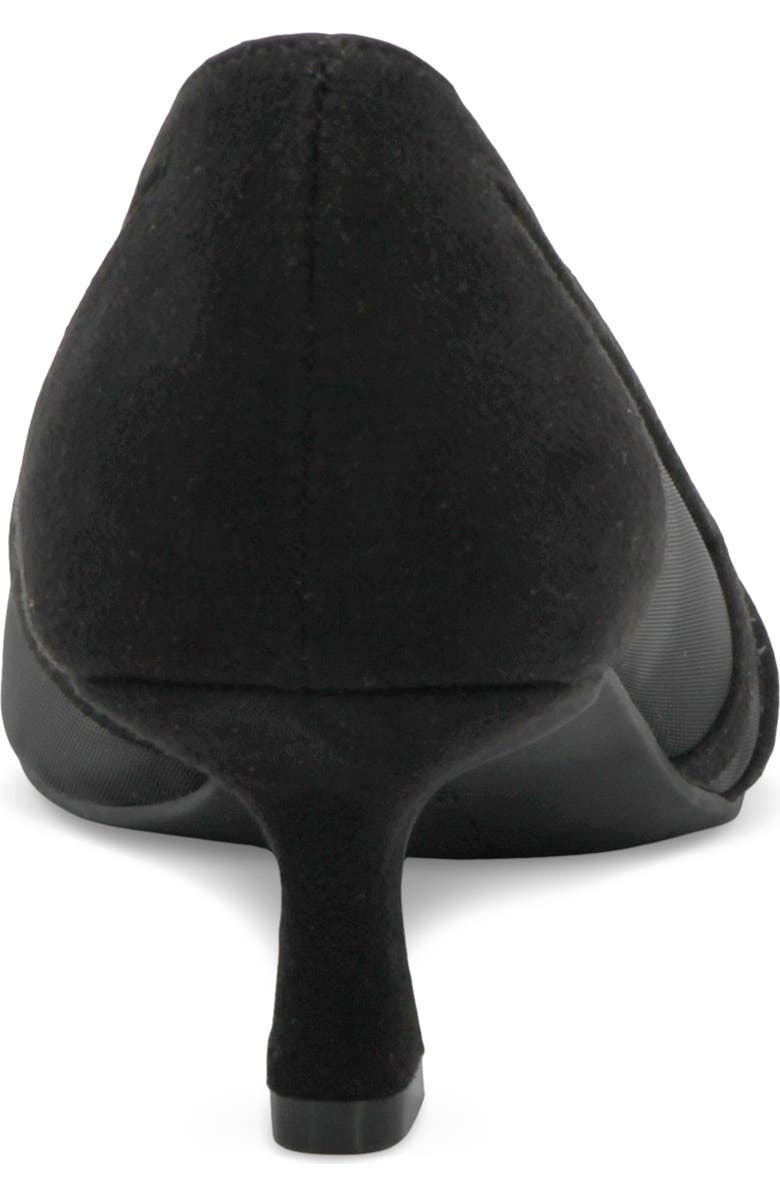 Adrienne Vittadini Slew Pump, Alternate, color, Black Mesh