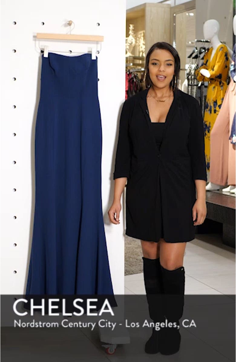 Ellen Strapless Trumpet Gown, sales video thumbnail