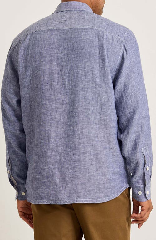 Tommy Bahama Paradise Breezer Linen Shirt In Blue
