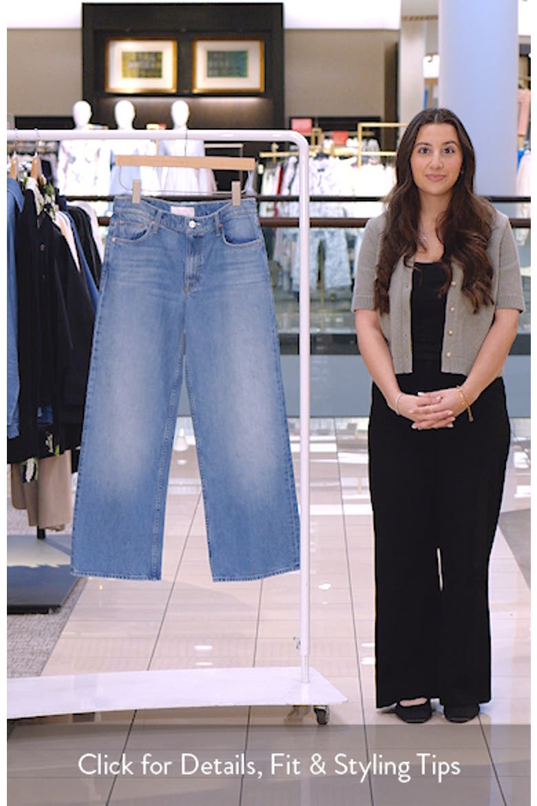 Lil Rerun Zip Sneak High Waist Wide Leg Jeans video