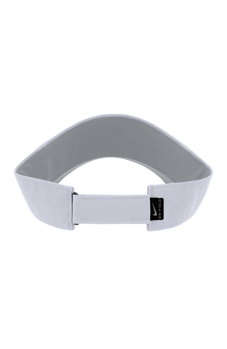 Nike Men's Nike White Oklahoma State Cowboys 2025 On-Field Ace Performance Adjustable Visor, Alternate, color, White