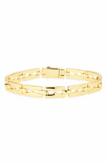 ARGENTO VIVO Rectangle Chain Bracelet