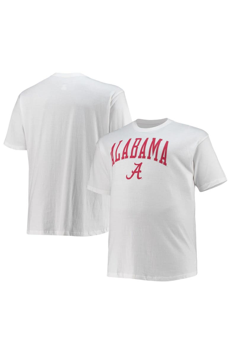 Champion Men's Champion White Alabama Crimson Tide Big & Tall Arch Over Wordmark T-Shirt, Main, color, 