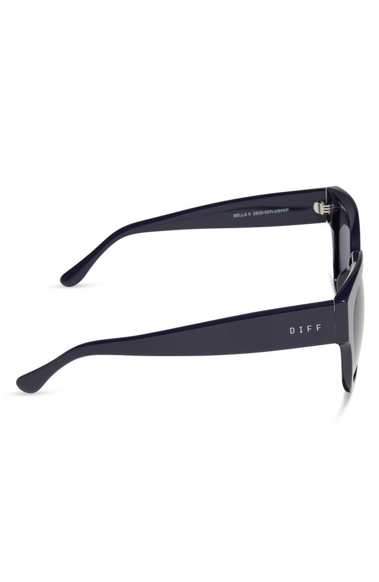 DIFF Bella II 54mm Polarized Gradient Square Sunglasses, Alternate, color, Royal / Midnight
