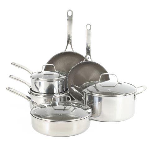 Badgley 10-Piece Nonstick Tri-Ply Cookware Set