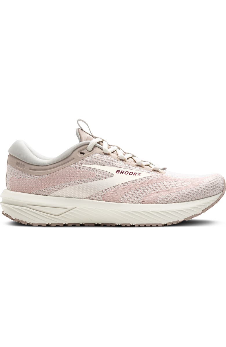 Brooks Revel 7 Hybrid Running Shoe, Alternate, color, Coconut/ Chateau/ Zephyr