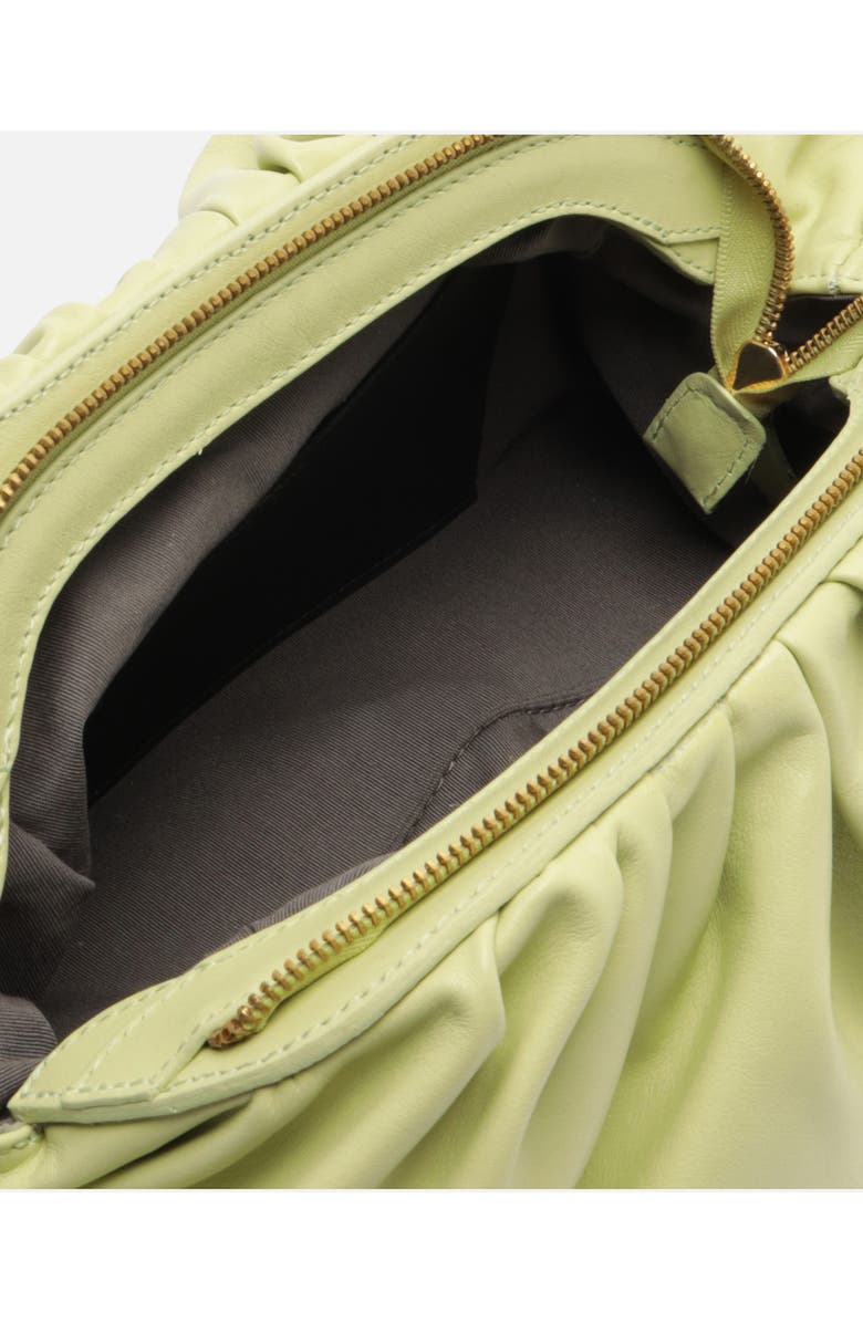 Arezzo Elizabeth Small Leather Clutch, Alternate, color,