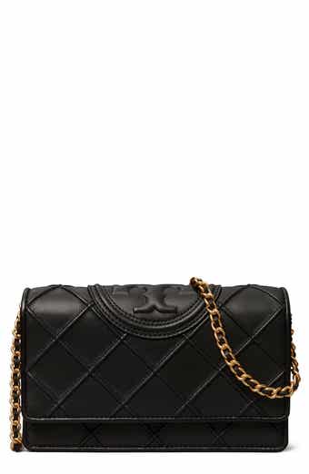 Tory Burch Fleming Soft Black Shoulder Bag