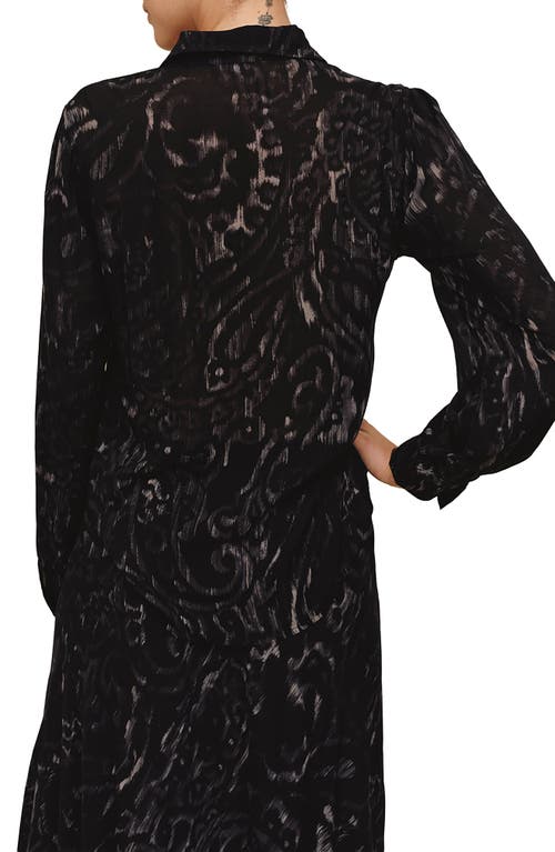 Bella Dahl Fitted Button-up Shirt In Black