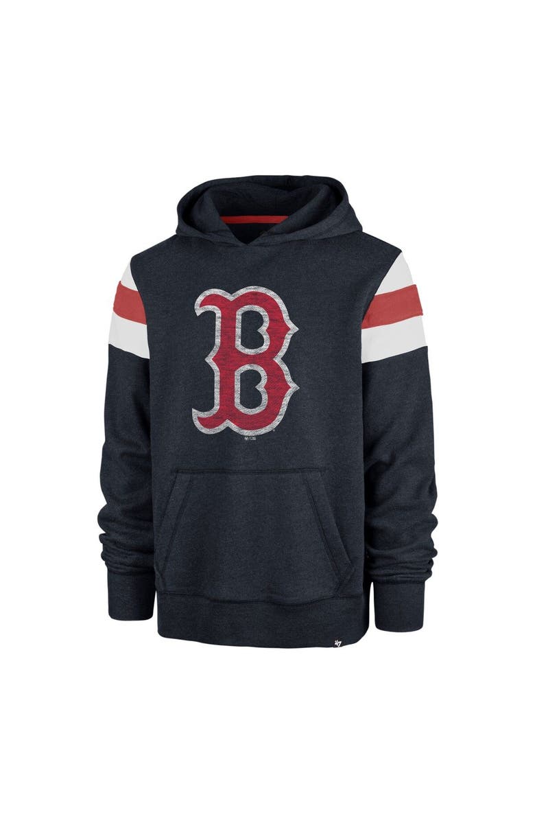 '47 Men's '47 Heather Navy Boston Red Sox Premier Nico Pullover Hoodie, Alternate, color,