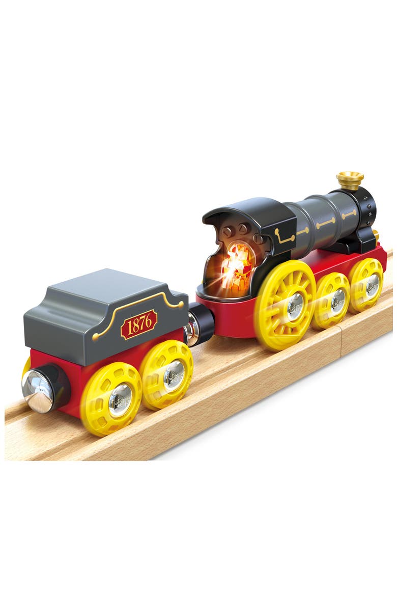 Retro Steam Train with Lights & Sounds Playset, Alternate, color, MULTI