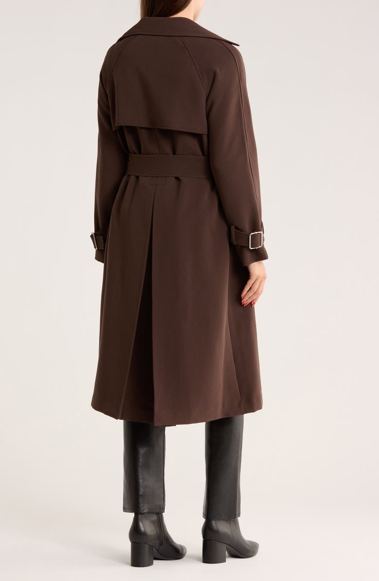 JASON WU Oversize Trench Coat, Alternate, color, Chocolate