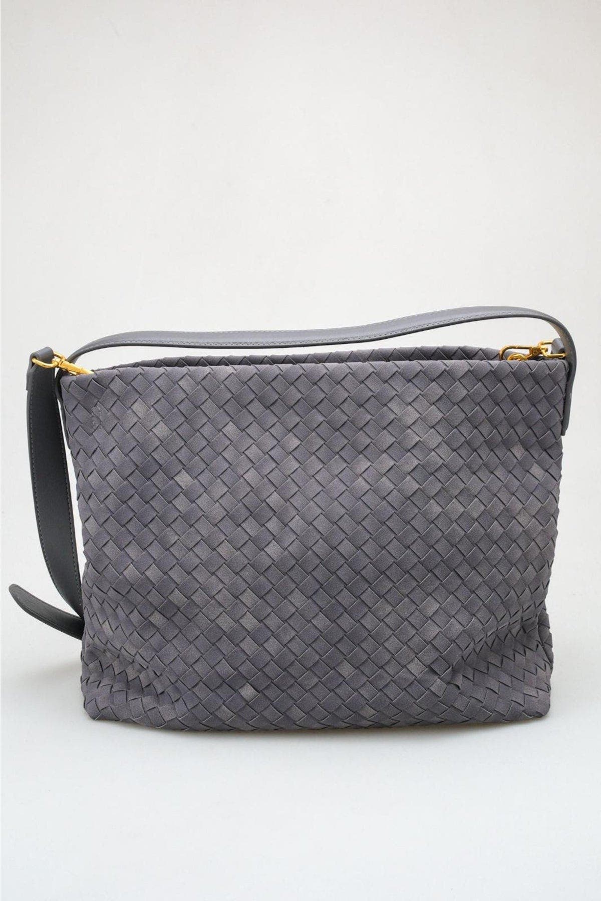 Celauna Woven Shoulder Bag, Alternate, color, Grey