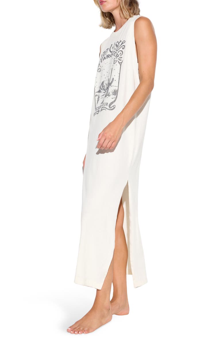 Spiritual Gangster Stargazer Halo Tank Maxi Dress, Alternate, color, Vintage White