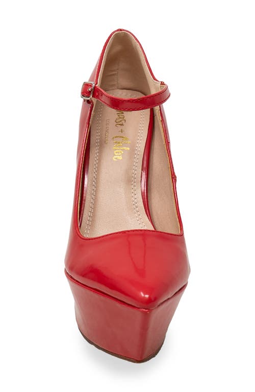 CHASE & CHLOE CHASE AND CHLOE POINTY TOE PLATFORM PUMP 