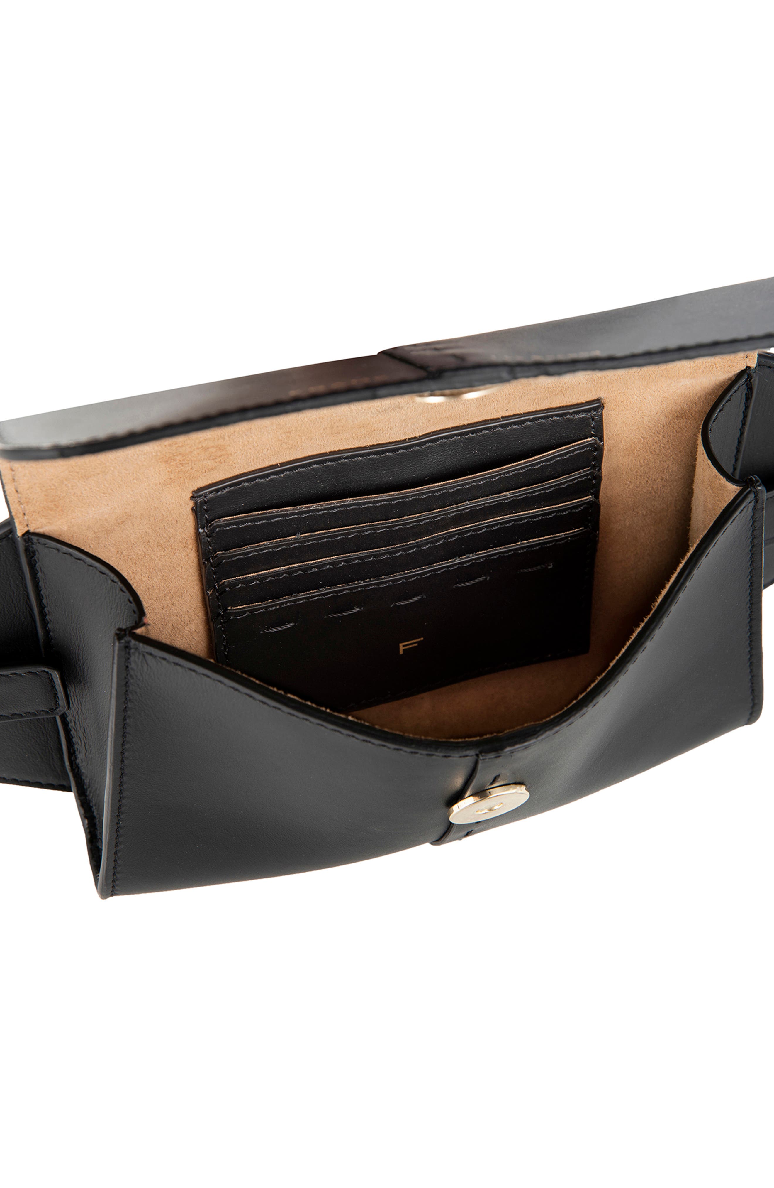 FRAME Les Second Leather Belt Bag, Alternate, color, 