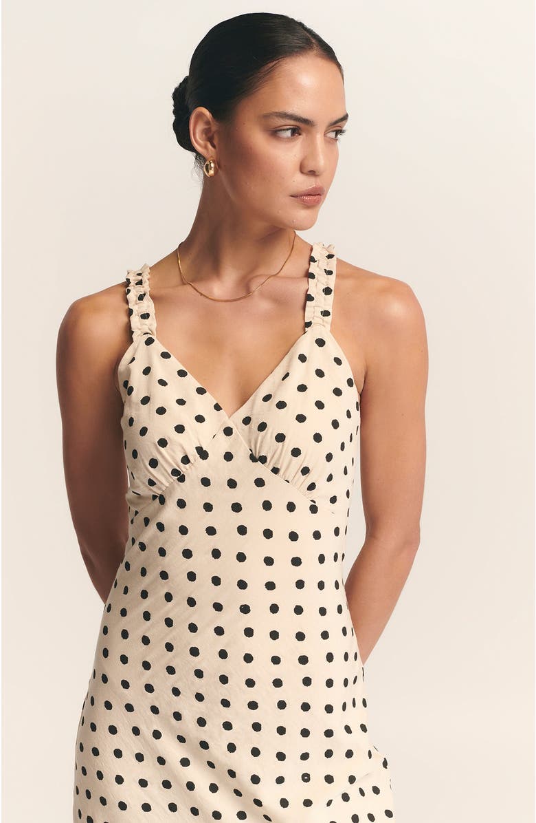 ST MRLO Tide Midi Dress, Alternate, color, Cream Based Spot