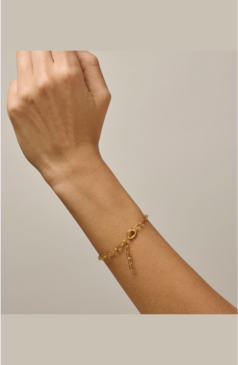 Enamel Copenhagen Medium Charm Bracelet, Alternate, color, 925S/Gp