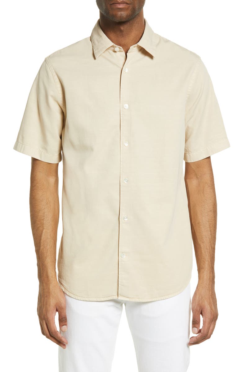 NN07 Errico 5036 Short Sleeve Button-Up Shirt, Main, color, 