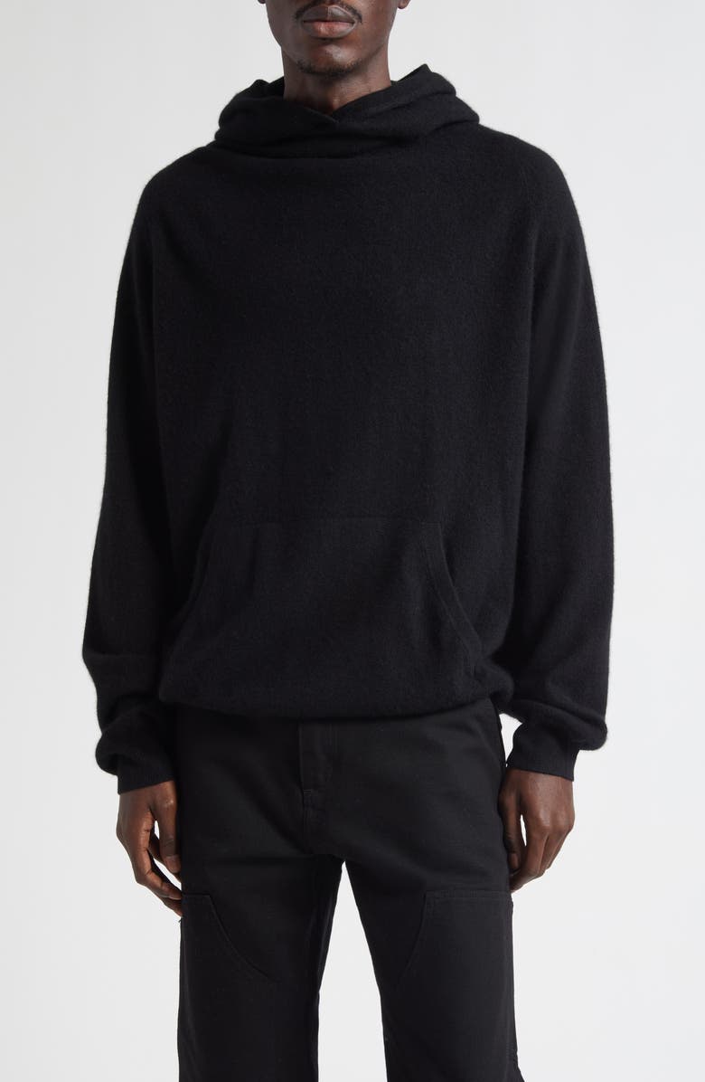 FRENCKENBERGER BF Hooded Cashmere Sweater, Main, color, Black