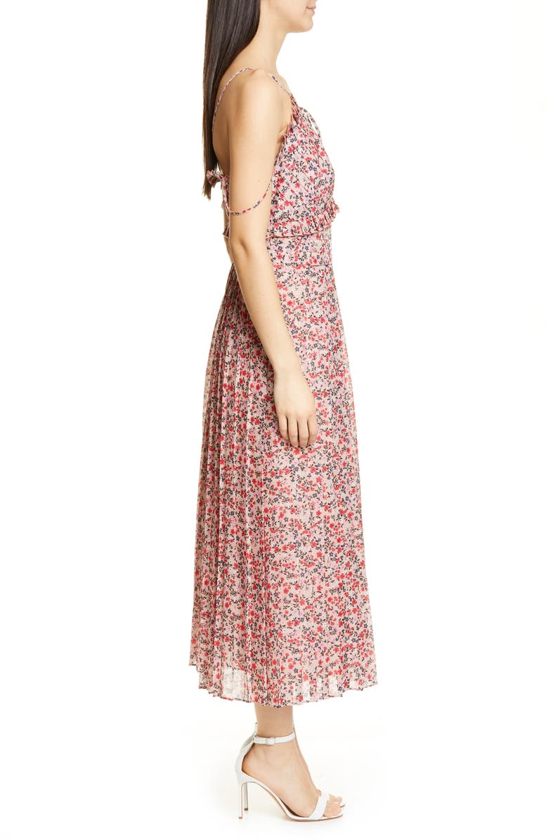 Robert Rodriguez Cayana Pleated Midi Dress, Alternate, color, 