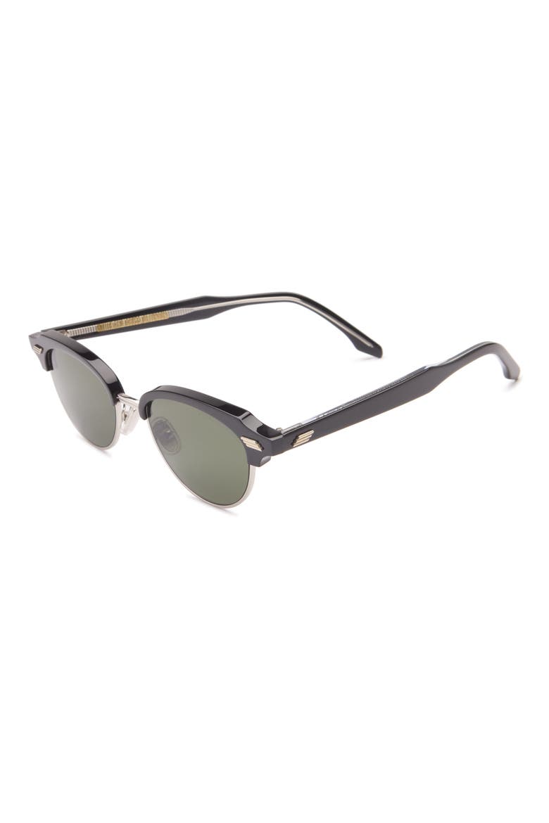 1335 Round Sunglasses, Main, color, BLACK