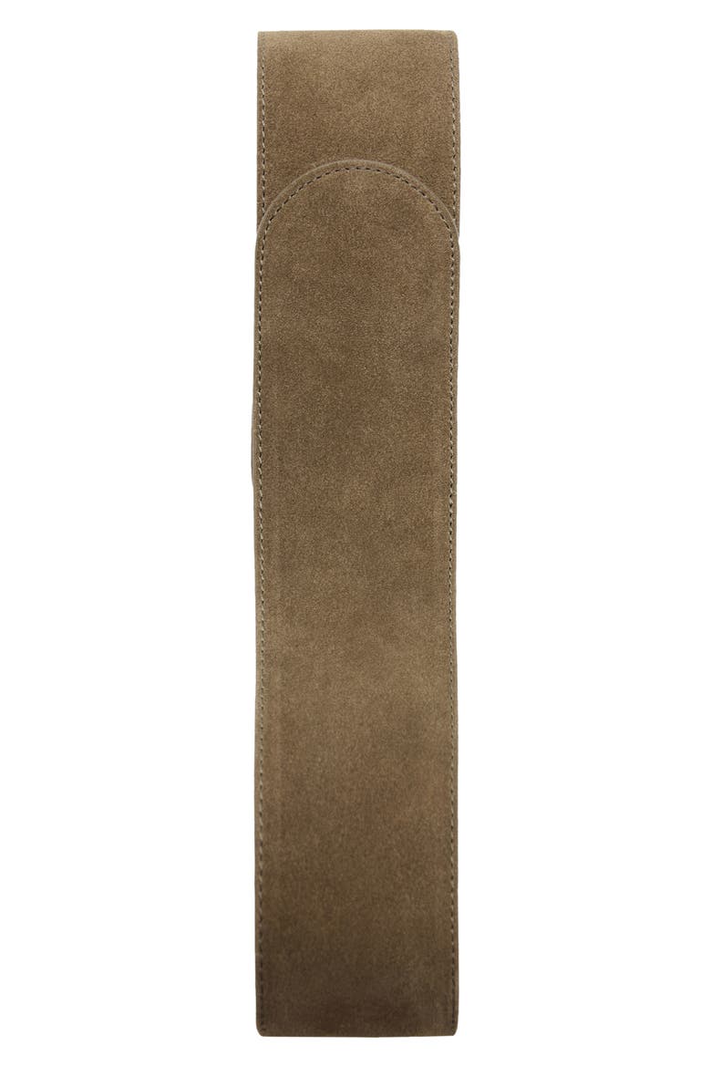 Suede Belt, Alternate, color, KHAKI