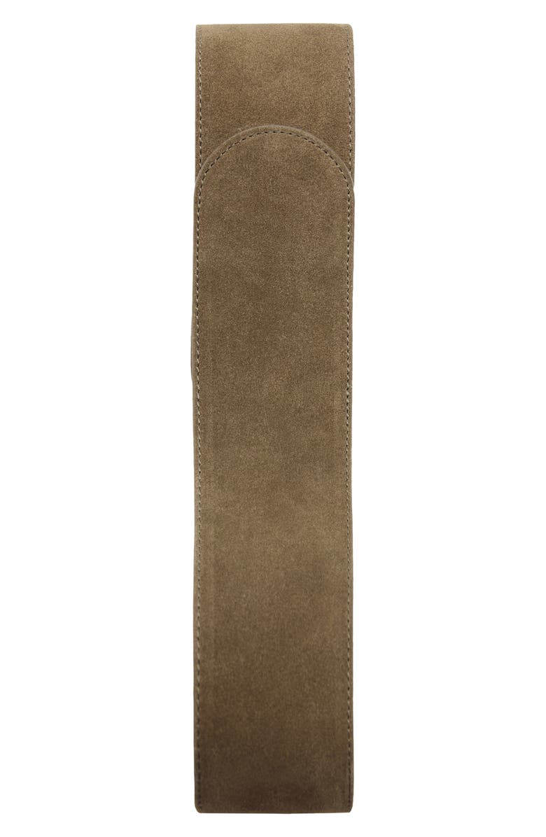 MANGO Suede Belt, Alternate, color, Khaki