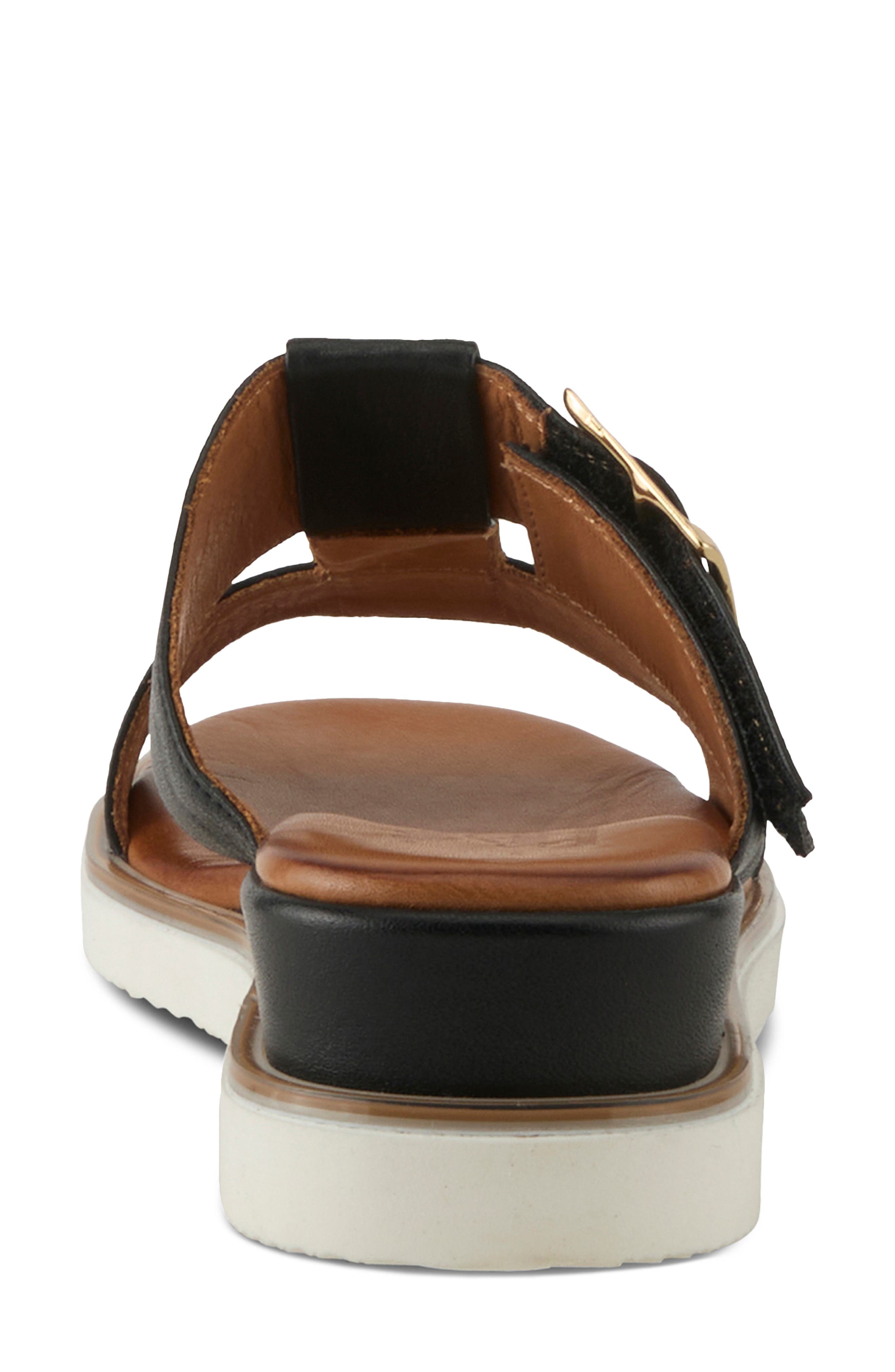 Spring Step Seaport Slide Sandal, Alternate, color, Black