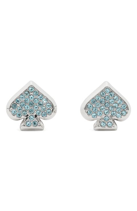 pavé stud earrings