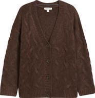 Treasure & Bond Oversize Cable Stitch Cardigan