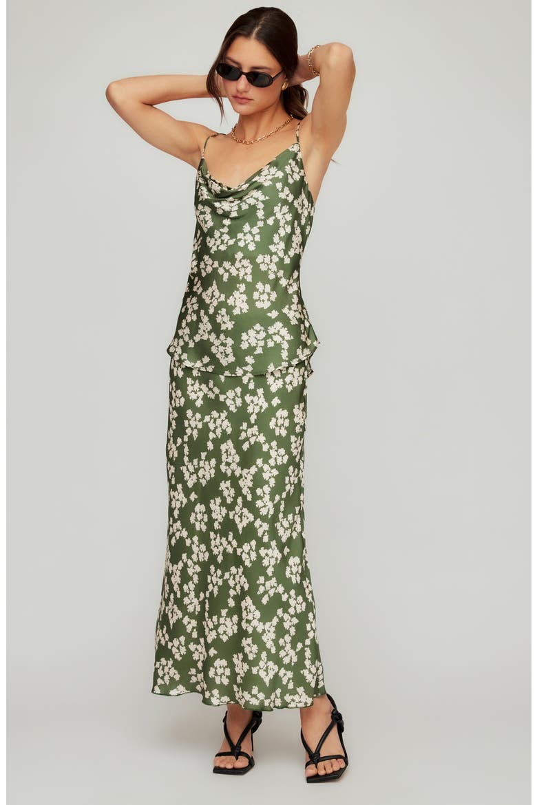 Eva Bias Cut Midi Skirt, Alternate, color, PRINT