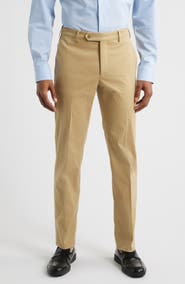 Zanella Parker Flat Front Stretch Cotton Pants