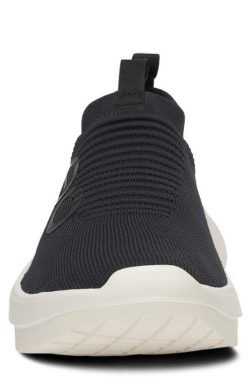 Oofos Oomy Zen Slip-on Sneaker In Black