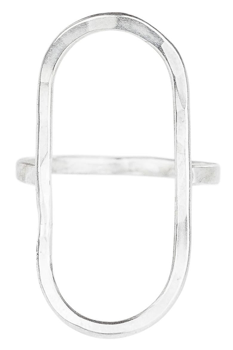 Oasis Ring, Main, color, SILVER