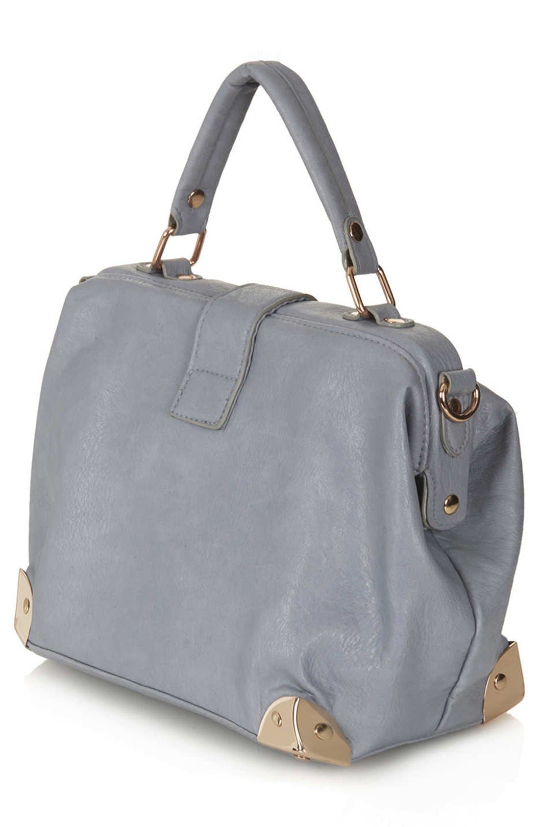 'Small' Metal Detail Crossbody Bag, Alternate, color, LIGHT BLUE