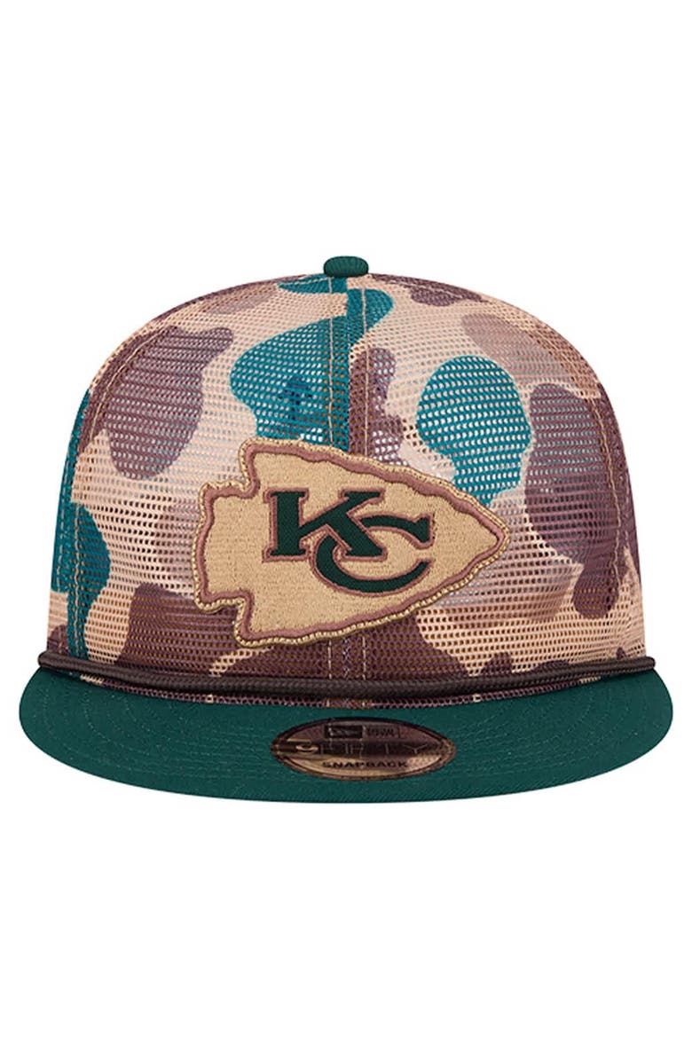 New Era Men's New Era Camo Kansas City Chiefs Duck Camo 9FIFTY Snapback Hat, Alternate, color, 