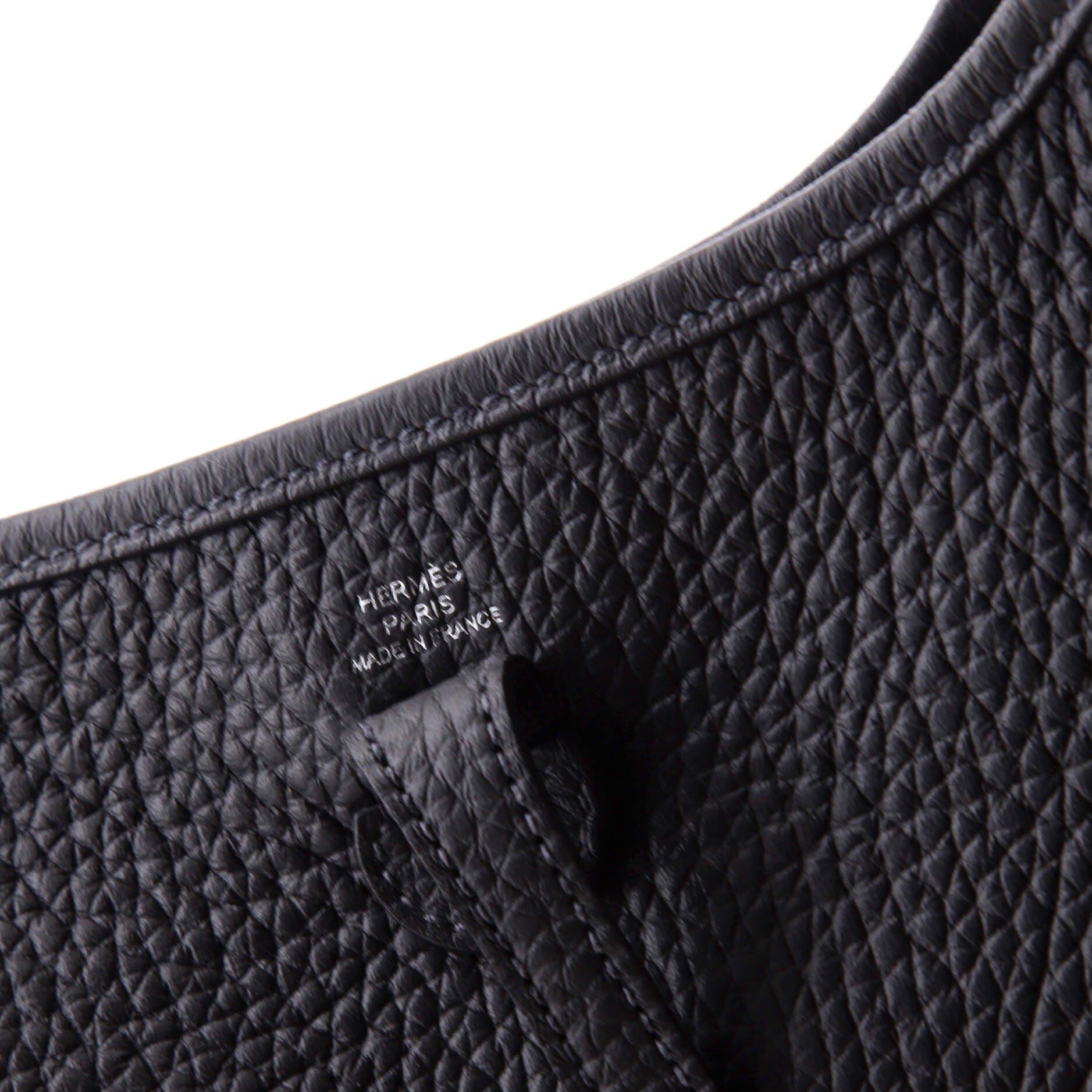 Pre-Owned Hermes Evelyne Bag Gen III Clemence TPM, Alternate, color, Gris Misty