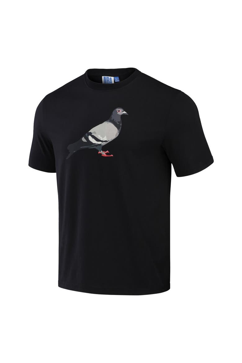 Men's NBA x Staple Black All Teams Flock T-Shirt, Alternate, color, Black