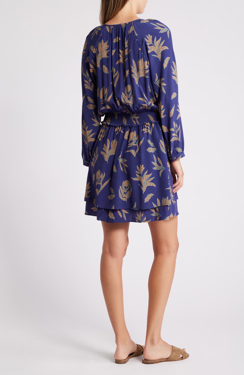 Hatley Mia Smocked Waist Long Sleeve Dress, Alternate, color, 